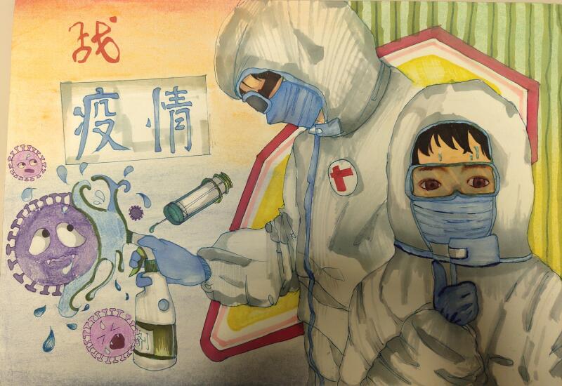 “疫情當(dāng)前，孩子們有‘畫’說(shuō)”作品展播（三十五）