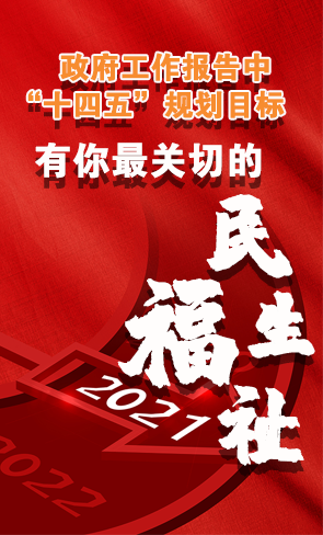 政府工作報告中“十四五”規(guī)劃目標(biāo)，有你最關(guān)切的民生福祉！