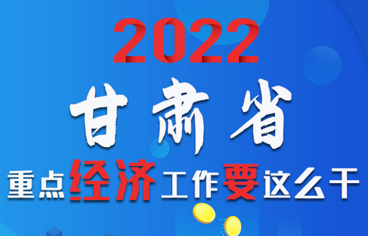 【甘快看·圖解】速覽！2022甘肅省重點(diǎn)經(jīng)濟(jì)工作要這么干！